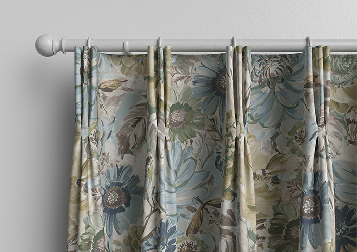 Spring Garden, Seafoam - Made to Measure Curtains - Image 11